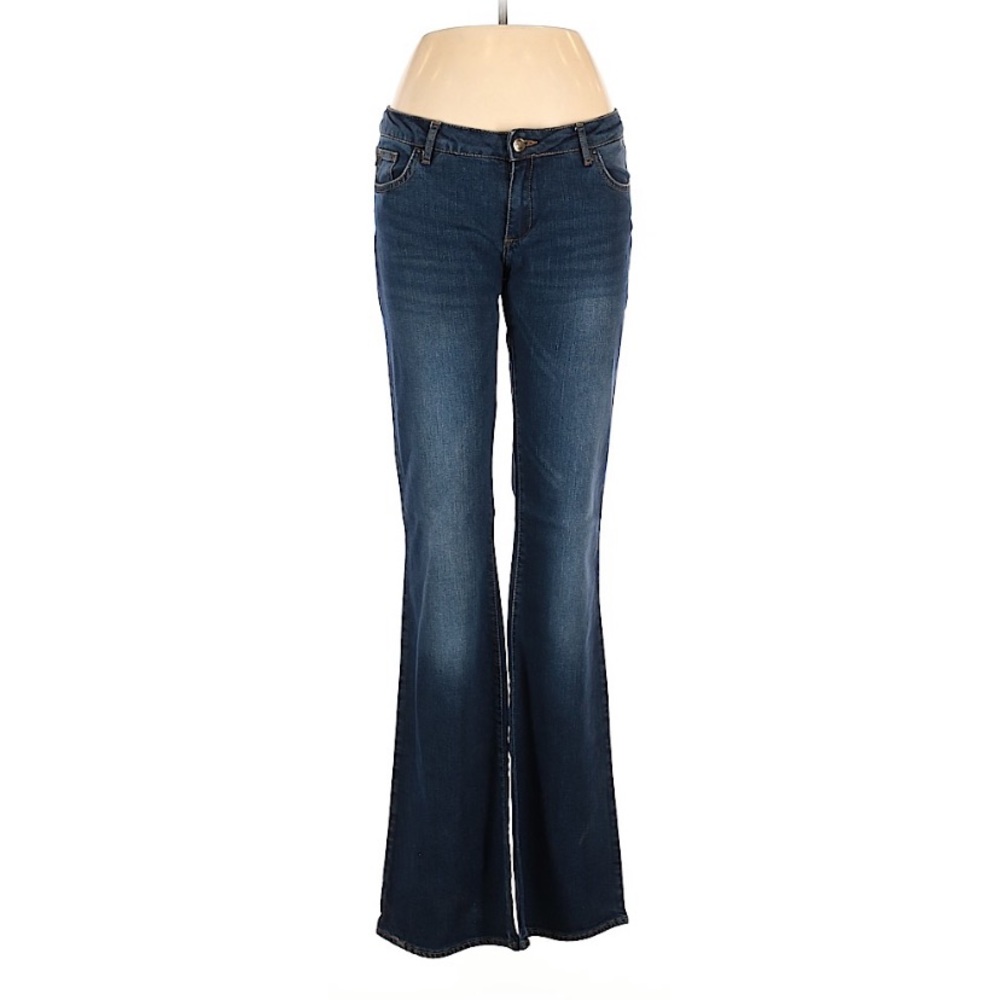 JUST CAVALLI Blue Jeans with jeweled logo pocket